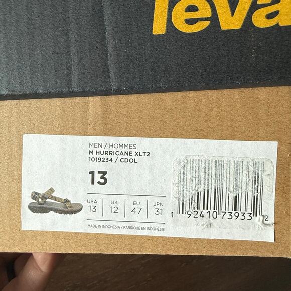 Teva Men’s Hurricane XLT2 Dark‎ Olive Print Sport Sandals- Size 13 main image 7